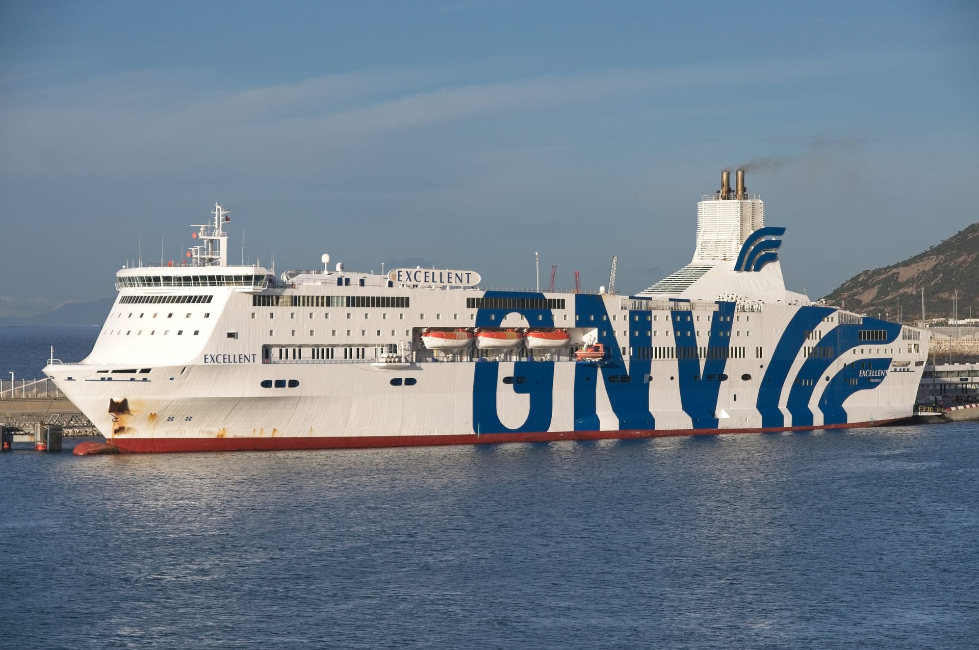 Tangier cruise port on the Strait of Gibraltar